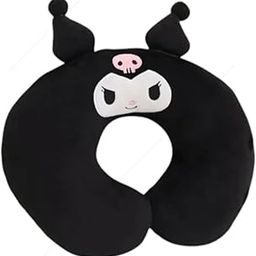 SHAKTISM Kawaii Kuromi Travel Neck Pillow, U-Shaped Headrest, Plush Material, 30 cm, PP Cotton Filling-image-14