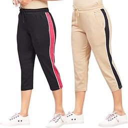 Ladies Flated Panel Capri or 3/4th (Pack of 2)-image-96
