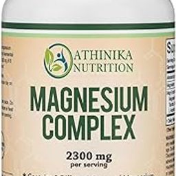 Magnesium Complex Supplement 180 Capsules 436mg Elemental Provided by 2,300mg MAG-8 Provides 100% Daily Recommended Value of-image-4