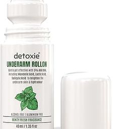 5% AHA BHA Underarm Lightening Deo Rollon | Men & Women | 40 ml | Minty Fresh Fragrance | | Brightens Dark Underarms | Long-Lasting Odor Protection-image-83
