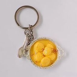 RasMalai Food Miniature Keychains | Best Souvenir Gift 100% Made in India | Keyring For All Ages.-picture-22