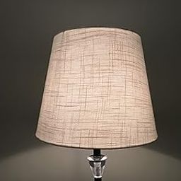 PineCraft International Conical Linen Lamp Shade for Table Lamps, Floor Lamps, Lampshade for Home Decor, Bedroom, Living Room (Textured White, 12 Inch)-image-7