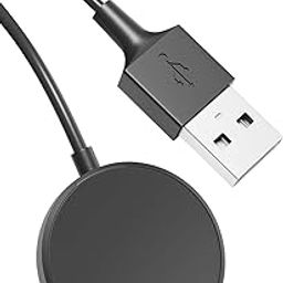 1 Year Warranty Compatible for Samsung Galaxy Watch Charger 3.3ft USB Magnetic Wireless Charging Cable for Galaxy Watch 4, 4 Classic, 3, 5, 5 Pro, Active 2 Compatible with Galaxy Smartwatches_Black-picture-17