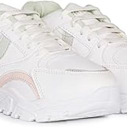 Women's Synthetic Lightweight Stylish Rubber Sole Lace-Up Sneaker Shoes-image-73