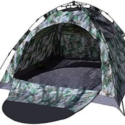 IRIS HydraPop 3-Person Automatic Hydraulic Camouflage Tent: Instant Setup, Ultralight for Outdoor Sports, Camping, and Hiking, with Zippered Door and Carrying Bag (200 X 200 X 135 cm)-image-30
