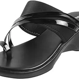 walkway Women Synthetic Wedge Heel Slip -on Sandal-picture-2