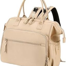 LOOM TREE® Nappy Tote Bag Shoulder Bag Reusable Wide Open Top Baby Diaper Bag Beige | Diapering | Diaper Bags-picture-27