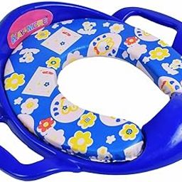 Playmore Soft Cushioned Potty Seat, Toilet Seat with Handle for Kids, Cushioned Potty Seat for Kids 1-5 years, Baby Potty Seat with Comfortable Cushion, Baby Potty Training Seat (Blue)-image-99