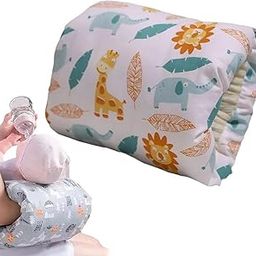 SHKAYTO 1Pack, Portable Baby Feeding Arm Pillow,Soft Cotton Bottle Nursing Arm Pillows for Newborn,Breastfeeding Pillows for More Support for Mom and Baby - (Multicolor-Multipattern)-image-3