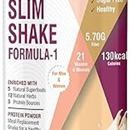 Cosmovita Nutritional Formula-1 Slim Shake for Weight Control & Management Ayurvedic Herbs Protein Shake (500 g, Vanilla Flavor)-image-15
