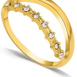 Vintage Ribbed Dome Ring-image-35