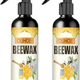 Beeswax Furniture Polish Spray Wood Shine Natural BeeWax Spray Brown Wooden Furniture Cleaner Floor Polishing Shiner for Old Furniture Door, Table, Chair (Pack of 2, 200ml)-image-97