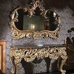 Classic Wood and Craft Wooden Dresser in Teak Wood, Golden Polish, Saharanpur (Without Mirror)-11