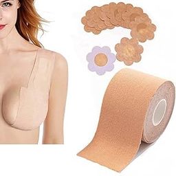 JAMB Bob Tape with 10 Nipple Pasties Multipurpose Nipple Tape for Women Push Up & Lifting Body Tape for Women Breast Tape Breast Lift Bra Tape Bob Tape for Breast Lift-image-97