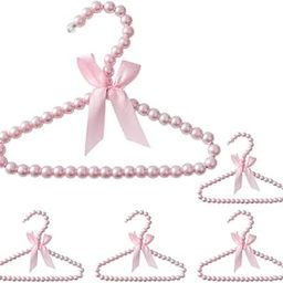 Vastra Kids Pearl Non-Slip Satin Bow – Baby Girl Decorative Beaded Design for Dresses, Coats & Outfits – Available in White & Pink (10, Pink)-image-19