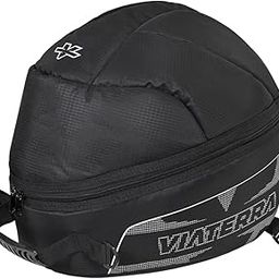 ViaTerra Polyurethane Full Face Motorbike Helmet Bag I Ultimate Motorcycle Helmet Cover/Bag I Bike Accesories For Travel And Storage, black-27