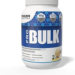 Forza Nutrition Pro Bulk Mass Gainer | High-Calorie Weight Gainer for Muscle Growth | 40g Protein Per Serving, Fast Weight Gain| Vanilla Flavour-6 LBS/2.7 KG-72