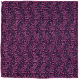 Paisley Purple & Pink Microfiber Pocket Square For Men-picture-33