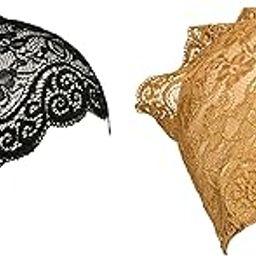 Women's Under Scarf cap | Lycra/Lace Stretchable Scarf Headband | 2 Pcs Head Scarf Cap for Girls| Under Hiab Scarf Cap-image-13
