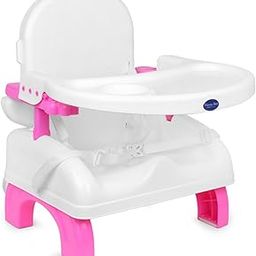 eHomeKart Booster Seat 3 in 1 with Adjustable Tray and Safety Straps, Portable Toddler Chair for Dining Table, Floor Seat, Indoor/Outdoor Use, Compact Fold (Pink)-7