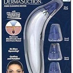 SK TRADES 4 In 1 Multi-Function Blackhead Remover Whitehead Extractor Remover Device - Acne Pimple Pore Cleaner Vacuum Suction Tool For Men And Women-11