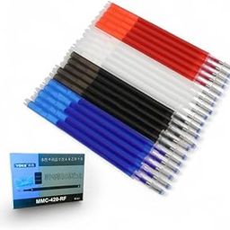 ADW CRAFT'S Pack of Each 5 – Heat Erasable Fabric Marker Pen Refills for Tailoring, Sewing & Embroidery – Yoke MMC-420-RF | Disappearing Ink Pens for Clothes & Aari Work – 4 Colours-image-11