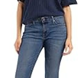 Women's 711 Skinny Mid Rise Blue Jeans-image-30