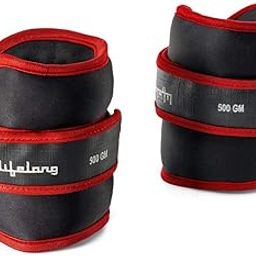 Lifelong Adjustable Ankle Weight for Running, Jogging, Cycling, Sand Filled, for Both Men and Women, 0.5 Kg and 1 Kg (Pair)-16