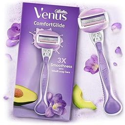 Gillette Venus Breeze Hair Removal Razor for Women with Avocado Oils & Body Butter, Freesia Scent-10