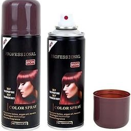 CLASSY HUDA Professional Men And Women 1 Day Temporary Hair Color Spray For Personal and Professional Use (BROWN COLOR)-50