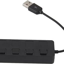 HEAVENGLOW High Speed 4 Port USB 2.0 Multi HUB Splitter Expansion for Desktop PC Laptop-1