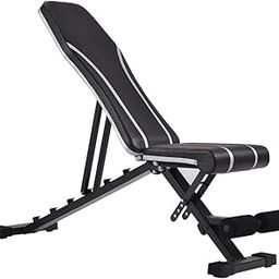 Joyfit Adjustable Flat Incline Benchpress Workouts-Premium Utility Foldable Multipurpose Fitness Bench For Chest, Arm, and Core Workout at Home and Gym by Men and Women (1 Pc) (Black)-15
