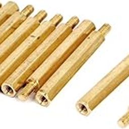 3NH® M3 Female x Male Brass Hexagonal Pillar Standoff Spacer 32+6mm 10pcs-22