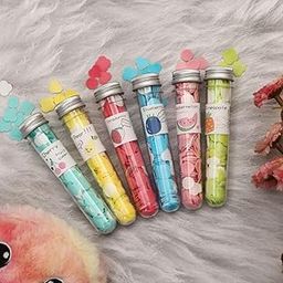 Scented Mini Paper Soaps for Men, Women and Kids | Travel essential for handwashing and bathing | Paper Soap flakes accessory comes in a tube shaped disposable bottle (3)-15