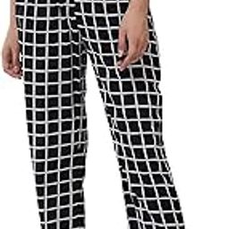Women Rayon's Regular Length Pocketed Casual Style Pyjama-image-44
