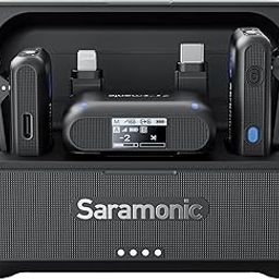 Saramonic BLINK500B2+ Wireless Lavalier Microphone for iPhone Android Type-C Smartphone Camera, 492ft Range, 20h Battery Life, Clip on Wireless Lapel Mic for Live Streaming Video Conference Recording-19