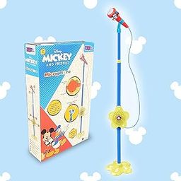 ToyMagic Kids Microphone With Adjustable Stand MP3 | Karaoke Machine Music Toys | Singing Machine With Stand | Adjustable Height (106 cm) | Gift for Boys and Girls - Mickey-image-73