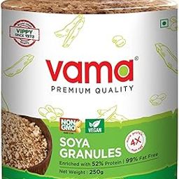 Vama Soya Mince-Granules 99% Fat-free Vegan Gluten-free Nutrient-Rich Healthy Products 250g-14