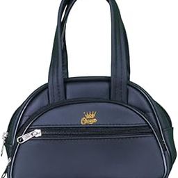 Women's Mini hand bag with strap ǀ 5 Zip Pocket ǀ Orangize and secure your essentails-38