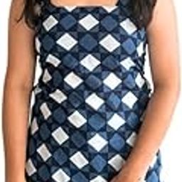 Women's Trendy Floral Print Sleeveless Short Kurti | Stylish Summer Topper Kurta for Women & Girls – Comfortable Casual Wear (XS-XXL)-image-80