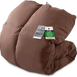 Iris Plaza PAA24RP033A Comforter, Semi-Double, 90% White Duck Down, Filling Amount, 2.2 lbs (1 kg), Made in Japan, 4 Stars, CIL Silver Label, Generous, Allergen Reduction, Domestic Washing,-image-9