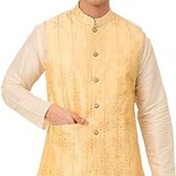 Men's Embroidered Nehru Jackets-image-40