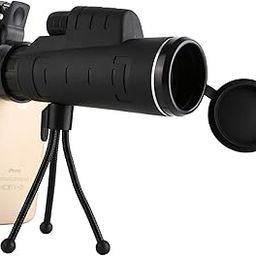 Drumstone (Special 𝟭𝟱 𝗬𝗲𝗮𝗿𝘀 𝗪𝗮𝗿𝗿𝗮𝗻𝘁𝘆) Limited Edition HD Monocular Telescope 40x60 - Portable Prism Lens with Tripod, Phone Clip, & 1-Year Extended Warranty-image-19