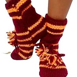 woolen socks for kids 1 year to 8 year old boy and girl can wear it |free size| easily wash it|stretchble(pack of 1 pair sock)-image-2