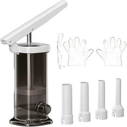 CALANDIS™ Sausage Stuffer Machine Holiday Grill Kitchen BBQ Manual with Stuffing Tubes | Meat Grinders | Small Kitchen Appliances | Kitchen, Dining & Bar-image-82