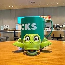 MaruHub Funny Turtle Coaster 3D Printed Cup Holder with Moving Limbs - Cute Sea Turtle Drink Coaster for Coffee, Wine - Non-Slip Turtle Coasters for Home, Kitchen Decor, (Light Green)-image-33