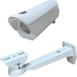 Bectro Combo of PVC Enclosure & 11" Heavy Iron-Metal Mounting Bracket for Outdoor Bullet Camera, Compatible with 1MP to 5MP Resolution CCTV Camera, Waterproof/Dustproof/Rainproof-6