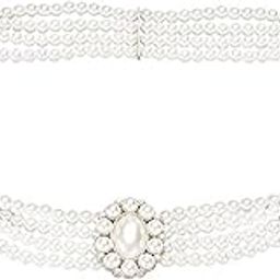White Faux Pearl Waist Belt Dress Body Belt Kamar Bandh Belly Chain Jewellery Gift for Women Girls-image-73