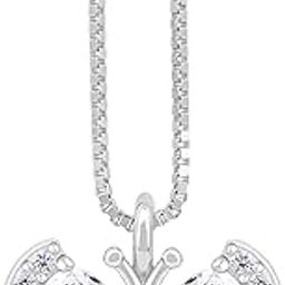 925 Sterling Silver Butterfly Charm with CZ Stones, Decorative Phone Case and Watch Accessory-56