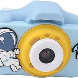 HD Digital Camera, Rechargeable Kids Selfie Camera 20MP Multi Photo Frame Anti Blue Light Screen Timing Video Recording for Boys and Girls Gift (Silver)-picture-13